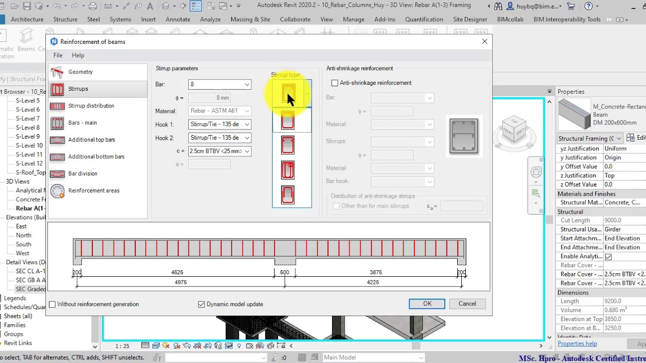 Naviate Rex 10 RVB 13 Adding Stirrups Girder Naviate REX - YouTube