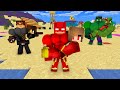 Monster School : SHORT LIFE SUPER HERO GIRLFRIEND CHALLENGE + BODY BUILDER BOYFRIEND  - Minecraft