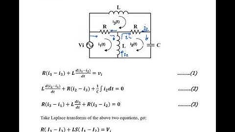 Control system\Lecture 3\ Mathematical Model \ Part 5\ Example No.4