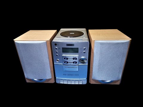 SANYO DC-DA82(S) CDデッキ Sanyo DC-DA82 Micro Component System || Serial No. P6832186A - YouTube