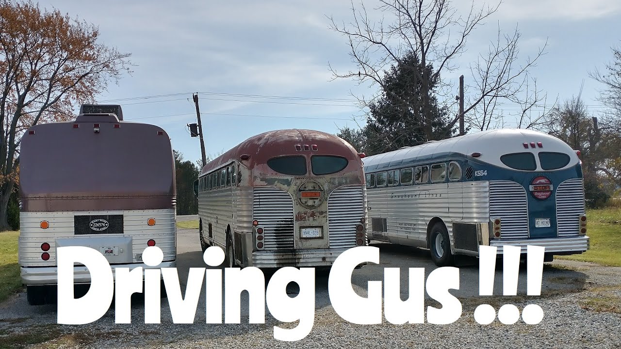 Fall Driving Video of Our '48 GMC Silverside Bus to Visit Renner Bus and Bus Tour of a 4104!