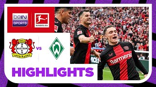 Bayer Leverkusen v Werder Bremen | Bundesliga 23/24 Match Highlights image