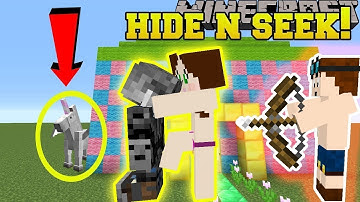 PopularMMOs Pat and Jen UNICORNS HIDE AND SEEK!! - Morph Hide And Seek - Modded Mini-Game
