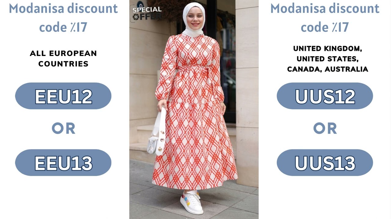 modanisa coupon code | Exclusive Deal: 17% Off Modanisa USA