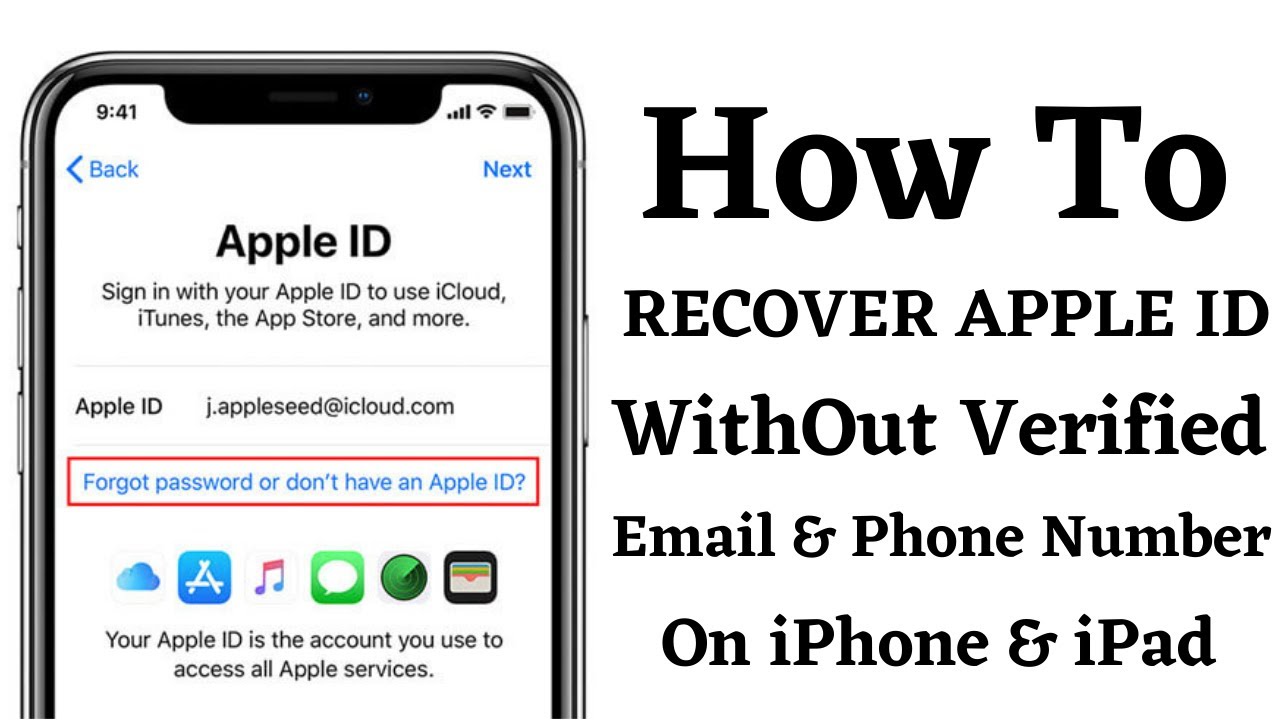 How To Recover Apple iD Without Verified Email \u0026 Phone Number On iPhone iPad Mac ( Latest 2021 )