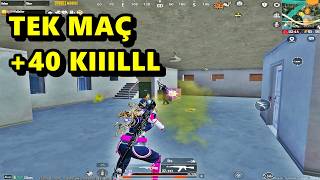 TEK MAÇTA +40 ÜZERİ KIIIILLL ! MÜTHİŞ MAÇ BATUR GAME SOLO SQUAD PUBG MOBİLE screenshot 5