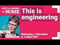 This is engineering  with dr lucy rogers  digital making at home live
