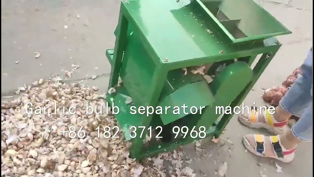 small dry garlic bulbs separator cracker machine garlic cracking splitting machine