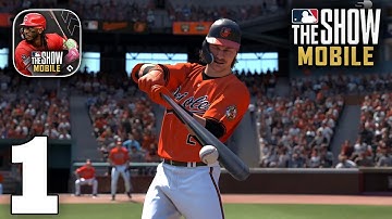 MLB The Show Mobile Baseball Gameplay Walkthrough Part 1 (iOS, Android)