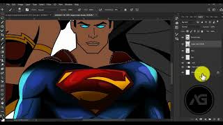 Justice League Coloring Process screenshot 4