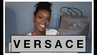 DESIGNER LUXURY VERSACE LARGE MEDUSA WALLET FLAP OVER: UNBOXING + REVIEW