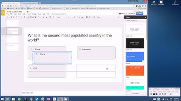 Creating a Game Show Using Google Slides Part 1