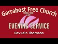 05/10/2025 - 6.00pm - Rev Iain Thomson - The Priest King