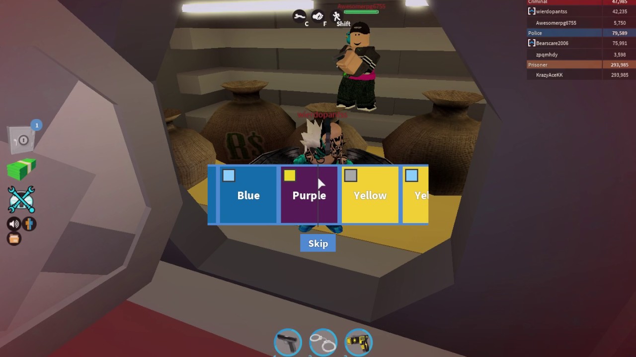 GETTING CHECKERS SKIN (Roblox Jailbreak) YouTube