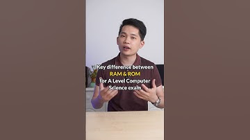 RAM vs ROM Explained in Seconds! | A Level Computer Science 9618 Paper 1