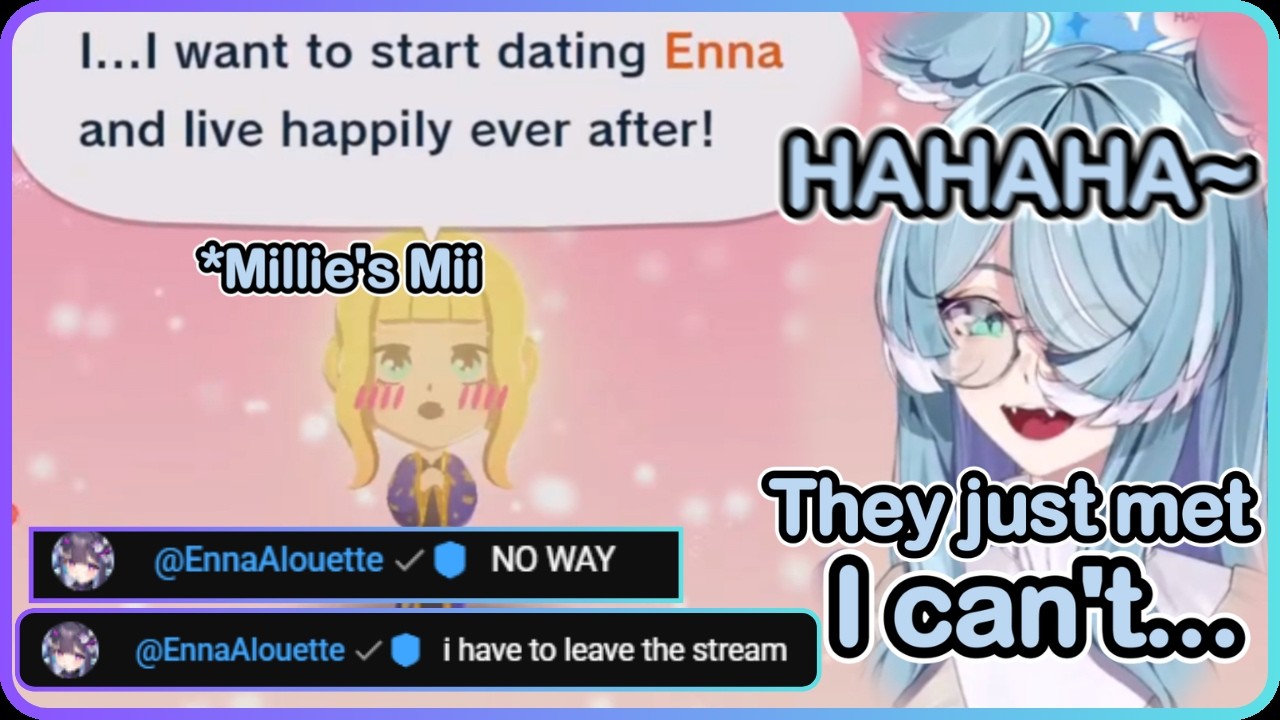 Millie instantly fell for Enna the first time she met her. They're inseparable even in the game🤣😭