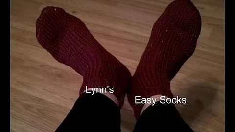 Easy Socks on two needles part three