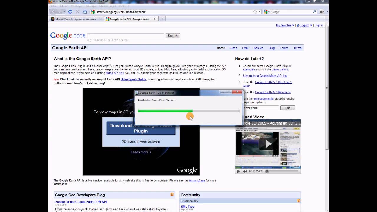 Comment installer le plugin Google Earth
