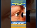 👁️🩺 Tonometry Test for Glaucoma | Eye Pressure Assessment Explained 📚✨#bscnursing #education