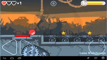 Red Ball 4 Box Factory Level 37 Walkthrough