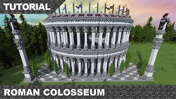 Minecraft Roman Colosseum Tutorial & Download - part 1