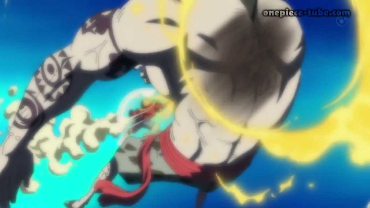 One Piece Ruffy Vs Hody Gear Second Red Hawk Ger Sub Hd Youtube
