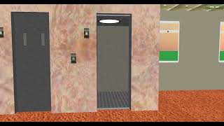 Tour of the elevators @ Adamekville city center (on skyscrapersim)