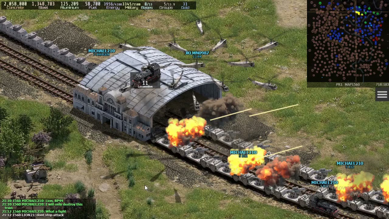 Panzer Rush Game Train Base Big Attack | Alliance 👉 AHLEN