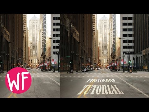 Photoshop Tutorial | Text Effects in Photoshop CS | Put Text on The Street