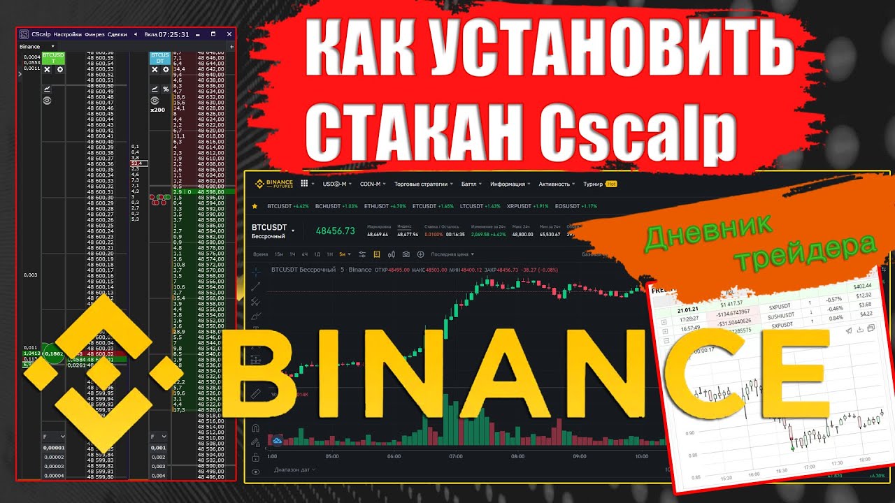 ГДЕ СКАЧАТЬ И КАК УСТАНОВИТЬ СТАКАН Cscalp / УСТАНОВКА ДНЕВНИКА ...