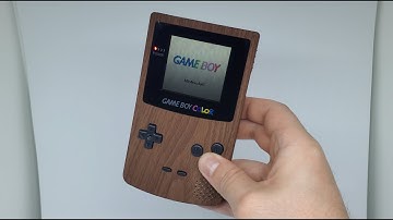 GAME BOY COLOR WOODGRAIN SHELL REPLACEMENT!