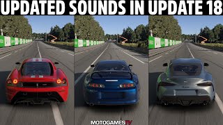 Forza Motorsport (2023) - Updated Cars Sounds in Update 18.0 (Ferrari & Toyota)