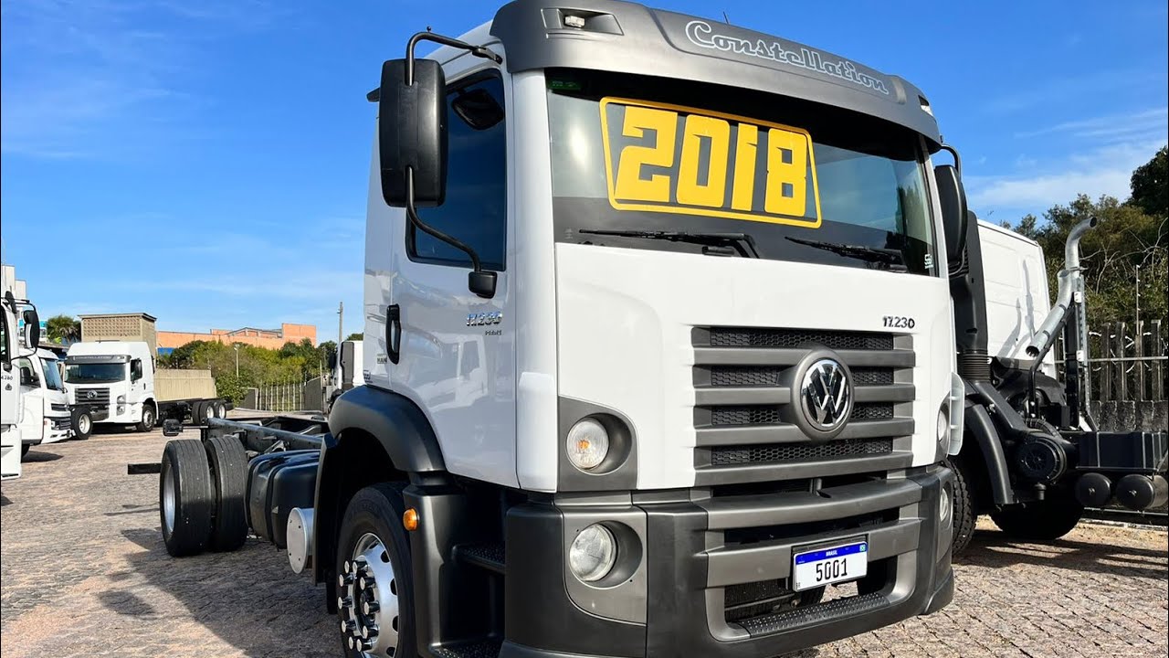 Volkswagen 17230 Constellation ano 2017/2018 Motor MAN Chassi de 6.40 M Valor R 264. Volkswagen 17230 Constellation ano 2017/2018 Motor MAN Chassi de 6.40 M Valor R 264.