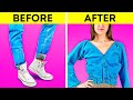 Crazy Ways To Refresh Old Jeans And Сlothes Transformation Hacks