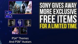 Sony Is Giving Away More Free Exclusive PS4 Items For A Limited Time (PS4 News)