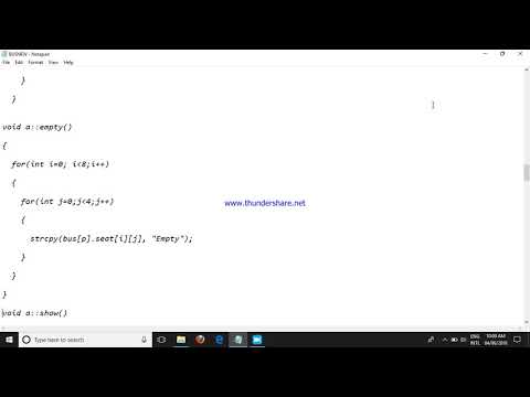 c++ mini project on bus reservation system