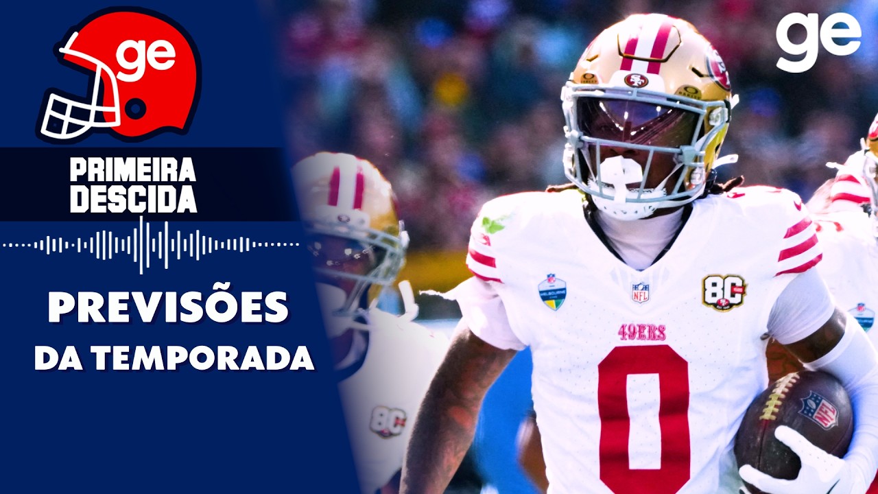 PREVISÕES COMPLETAS DA TEMPORADA 2026-27 DA NFL | Primeira Descida | ge.globo