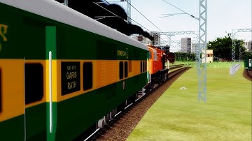 Bandra Terminus Nizamuddin GARIBRATH EXPRESS in MSTS Open Rails