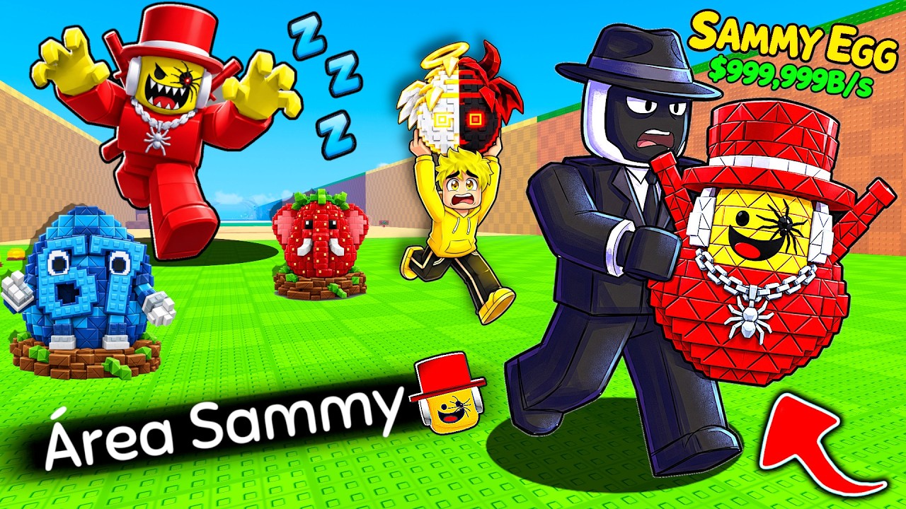 CRIEI CHEFÃO SAMMY SECRETO nesse ROUBE UM OVO