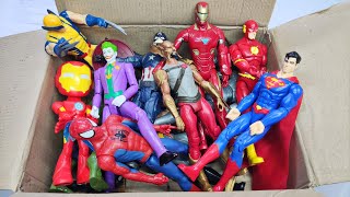 Unboxing Superhero Avengers Iron Spider-Man Flash Captain Americathor Superman Joker Robin