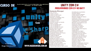 Curso de Unity com C# - Aula 03 - Criando o Primeiro Script