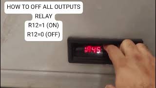 HOW TO OFF EKC 202D CONTROLLER ALL OUTPUTS 