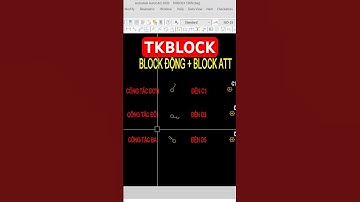 Lisp bóc khối lượng Block động và Block ATT rất nhanh
