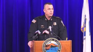 Holyoke Police Chief David Pratt announces his retirement