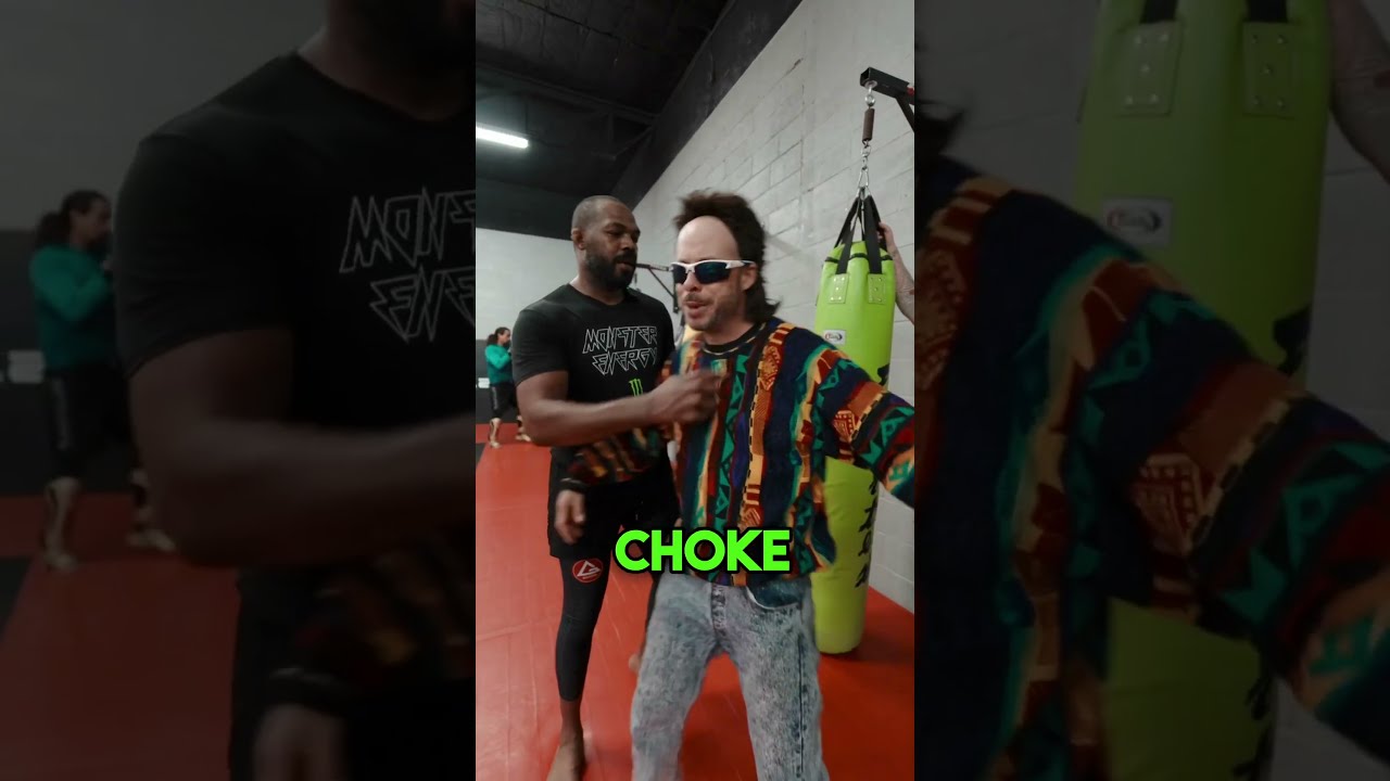 CHOKED OUT BY JON JONES PSH YEAH RIGHT