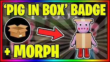 How to get the "PIG IN BOX" BADGE + SKIN in PIGGY RP: INFECTION || Roblox