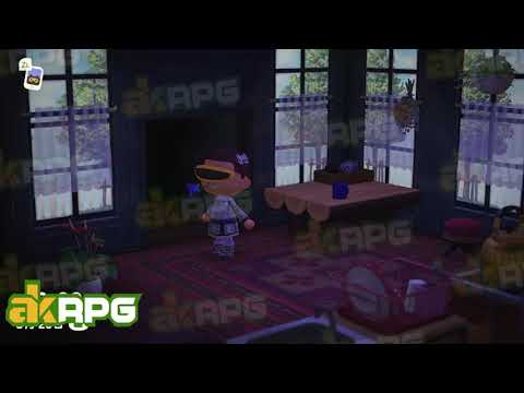 ACNH Cozy Farmhouse Breezy Kitchen With Window Landscape - Best Animal Crossing Room Design Ideas