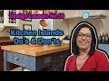 Do's & Don'ts for Kitchen Islands (mostly Do's) - Design Lesson 16