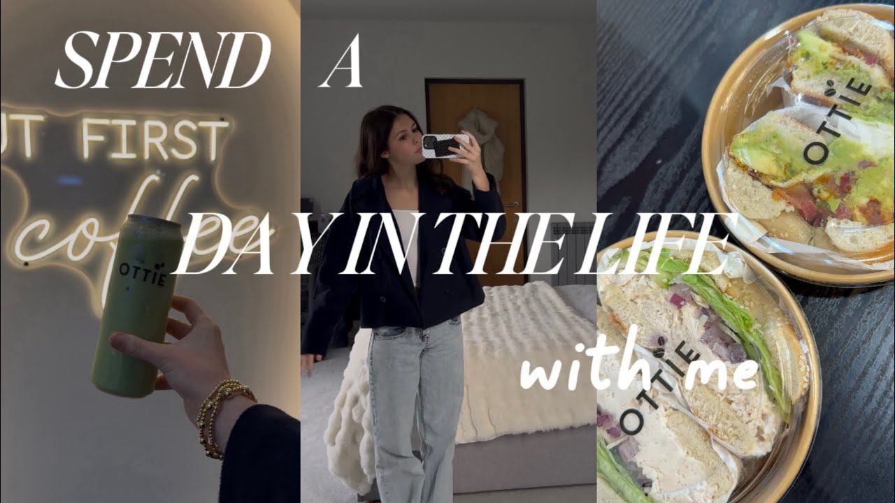 SPEND THE DAY WITH ME || come with me into town to get lunch with me and my friend 