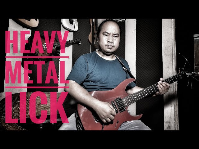 Heavy Metal lick| David Kakaap class=